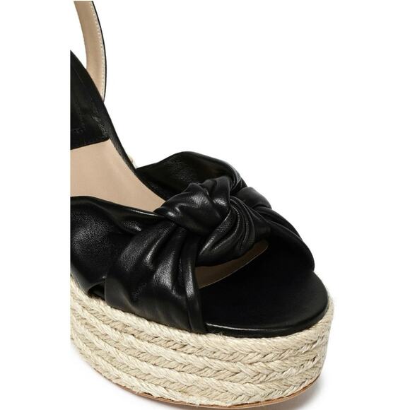 Michael Kors Collection Silvana Runway Black Leather Platform - Picture 7 of 11